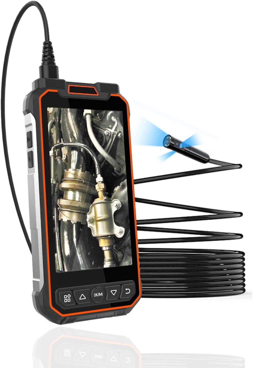 3レンズ工業用内視鏡 5.0インチ IPSスクリーン 1080P